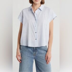 NWT! 🏷️ DKNY Cotton Poplin Button-Up